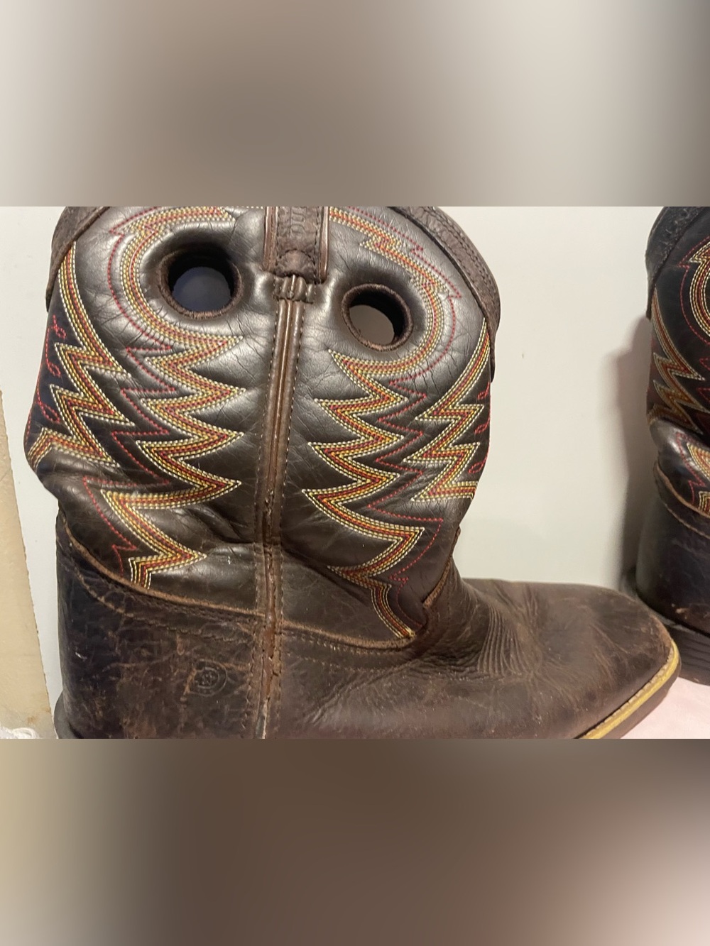 Durango Brown Western Cowboy Boots - Picture 5 of 5
